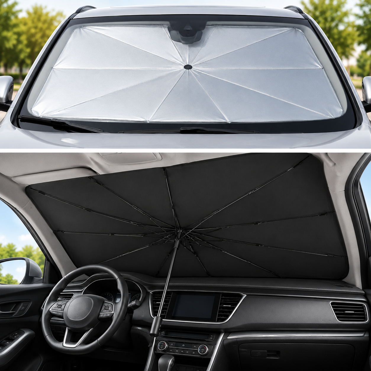 Pare-soleil voiture anti-UV universel pliable